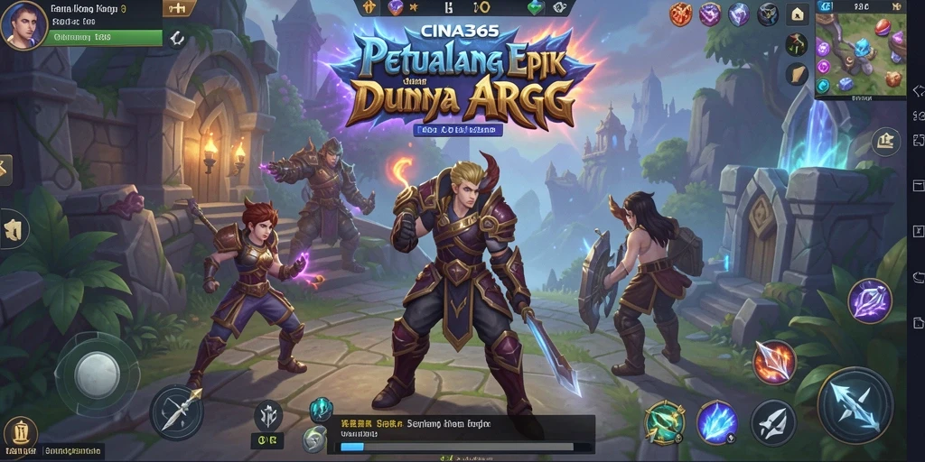 Tampilan gameplay CINA365 yang seru dan menantang dalam dunia ARPG.