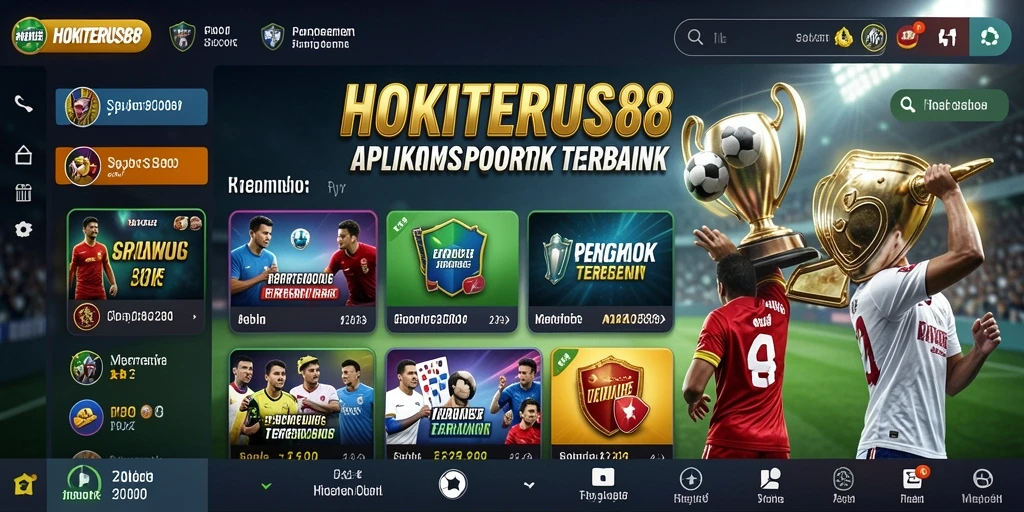 Tampilan gameplay HOKITERUS88 yang interaktif dan modern.