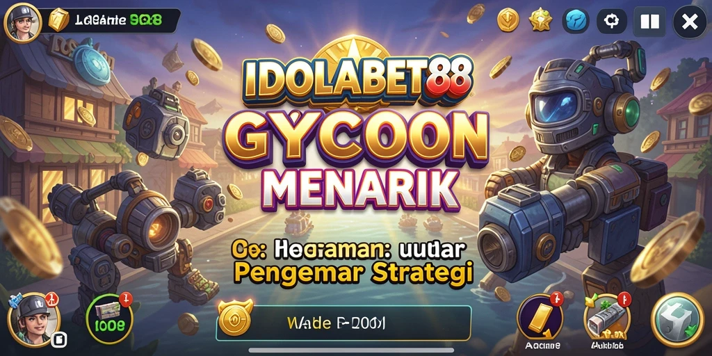 Screenshot menunjukkan pemain yang mengelola bisnis dalam IDOLABET88.