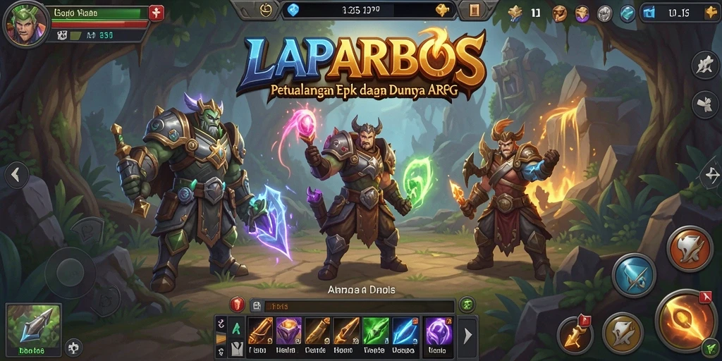 Gameplay seru dan mendebarkan di dunia LAPARBOS yang menakjubkan.