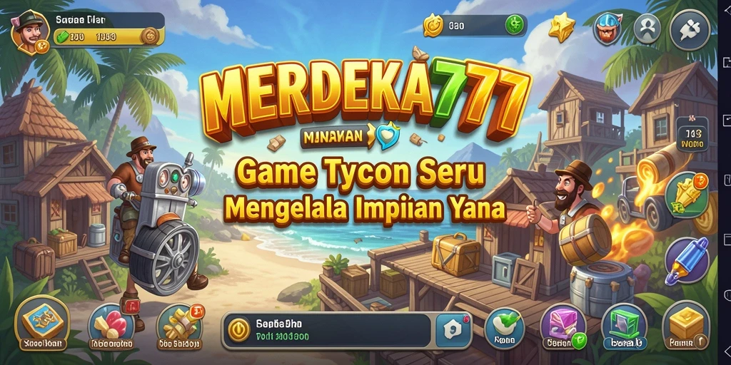 Tampilan screenshot utama MERDEKA777 menampilkan pengalaman seru bermain Tycoon.