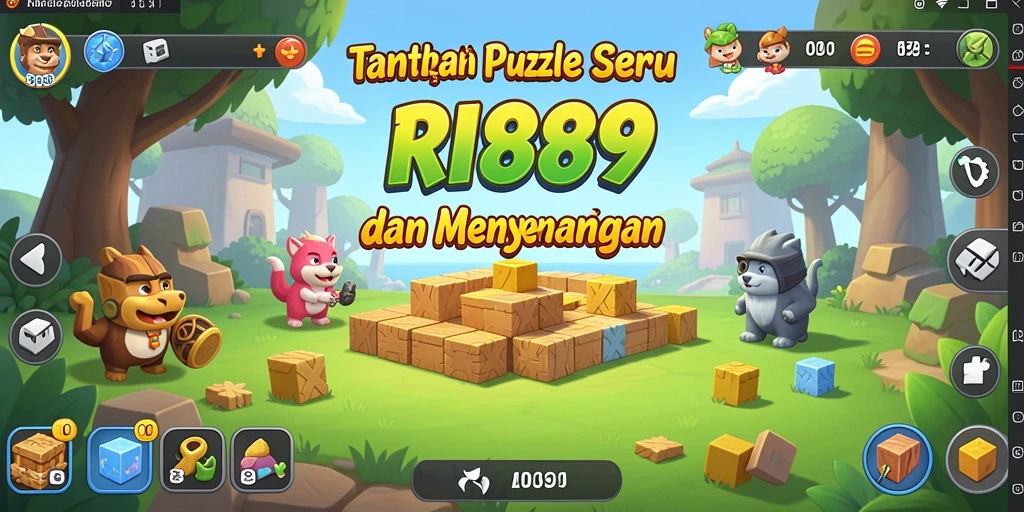 Tampilan gameplay RI889 yang menarik dan penuh warna.