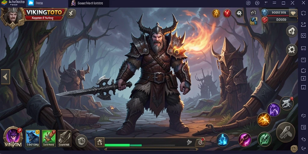 Tampilan menakutkan dalam VIKINGTOTO saat menjelajahi kegelapan.